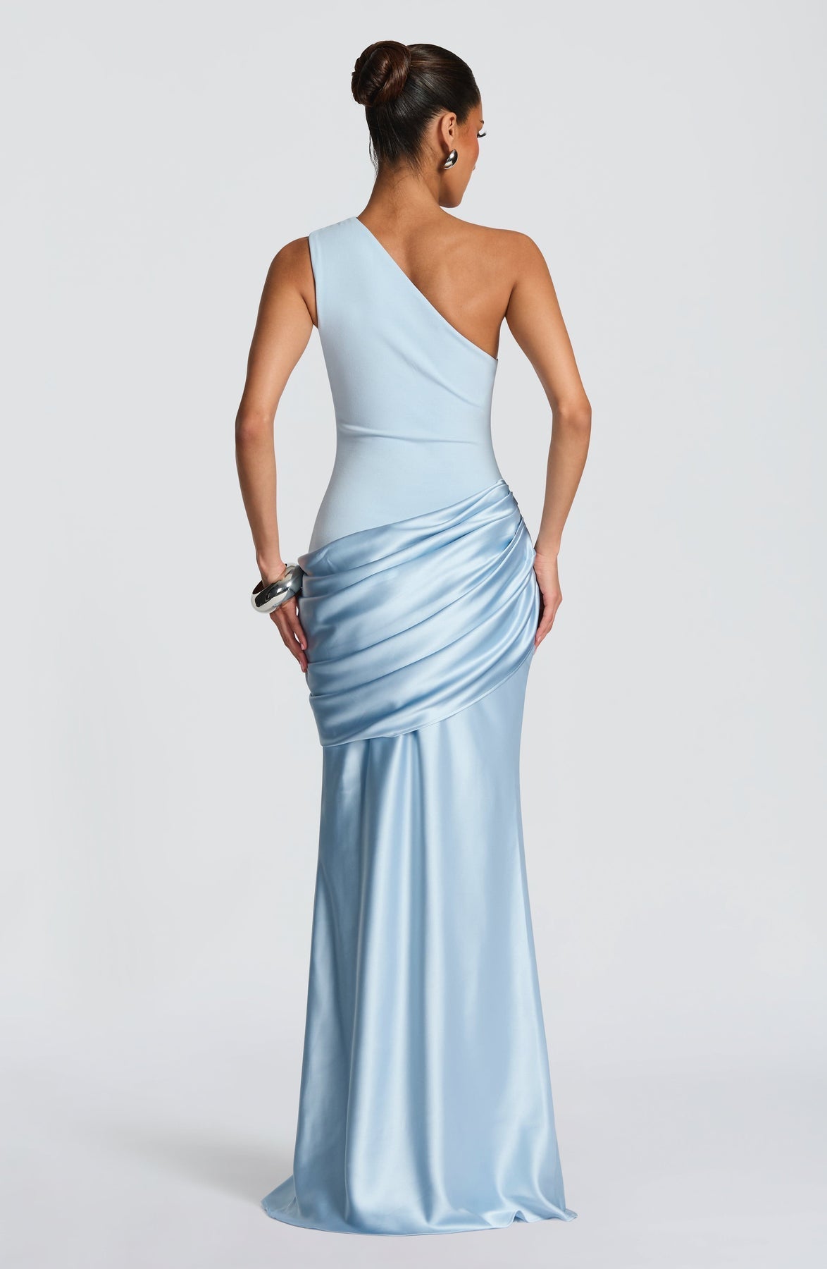 Serelune - Satin Maxikleid Meerjungfrau