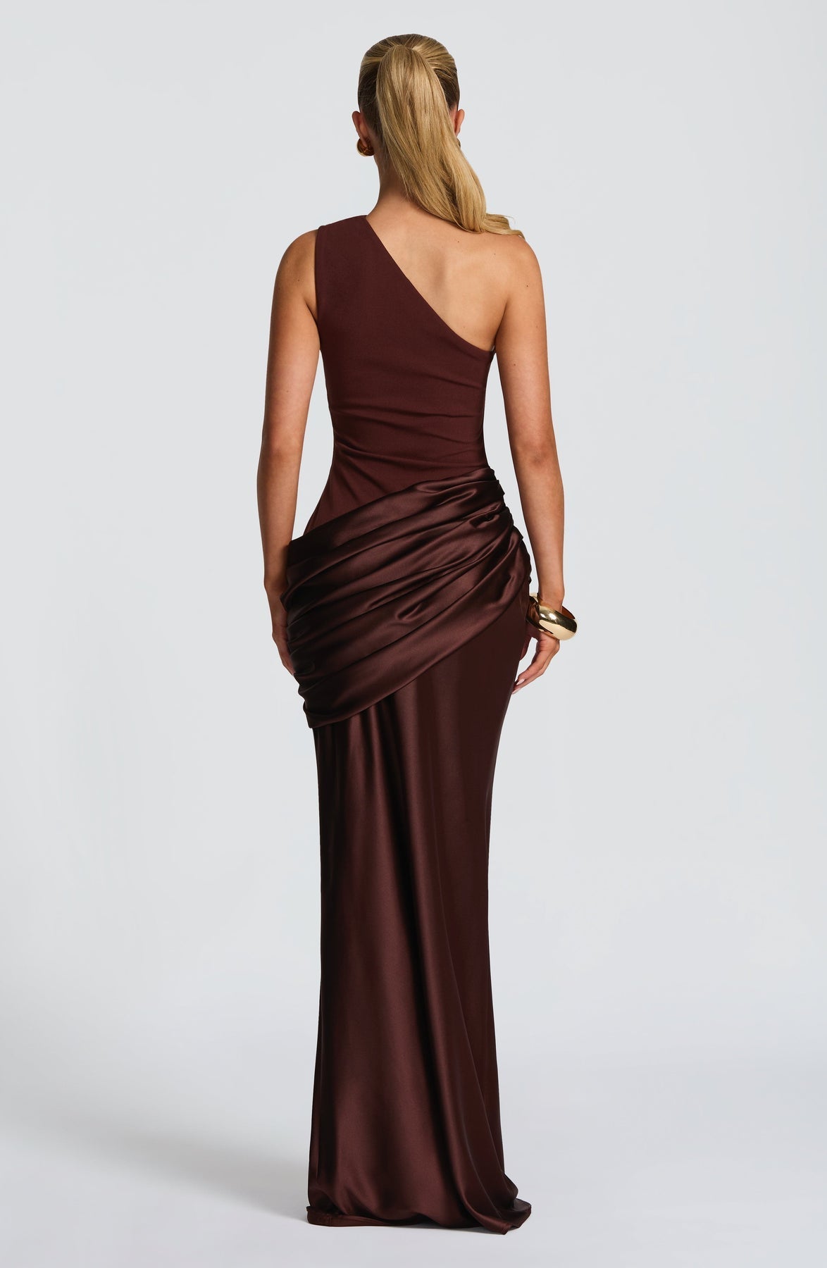 Serelune - Satin Maxikleid Meerjungfrau