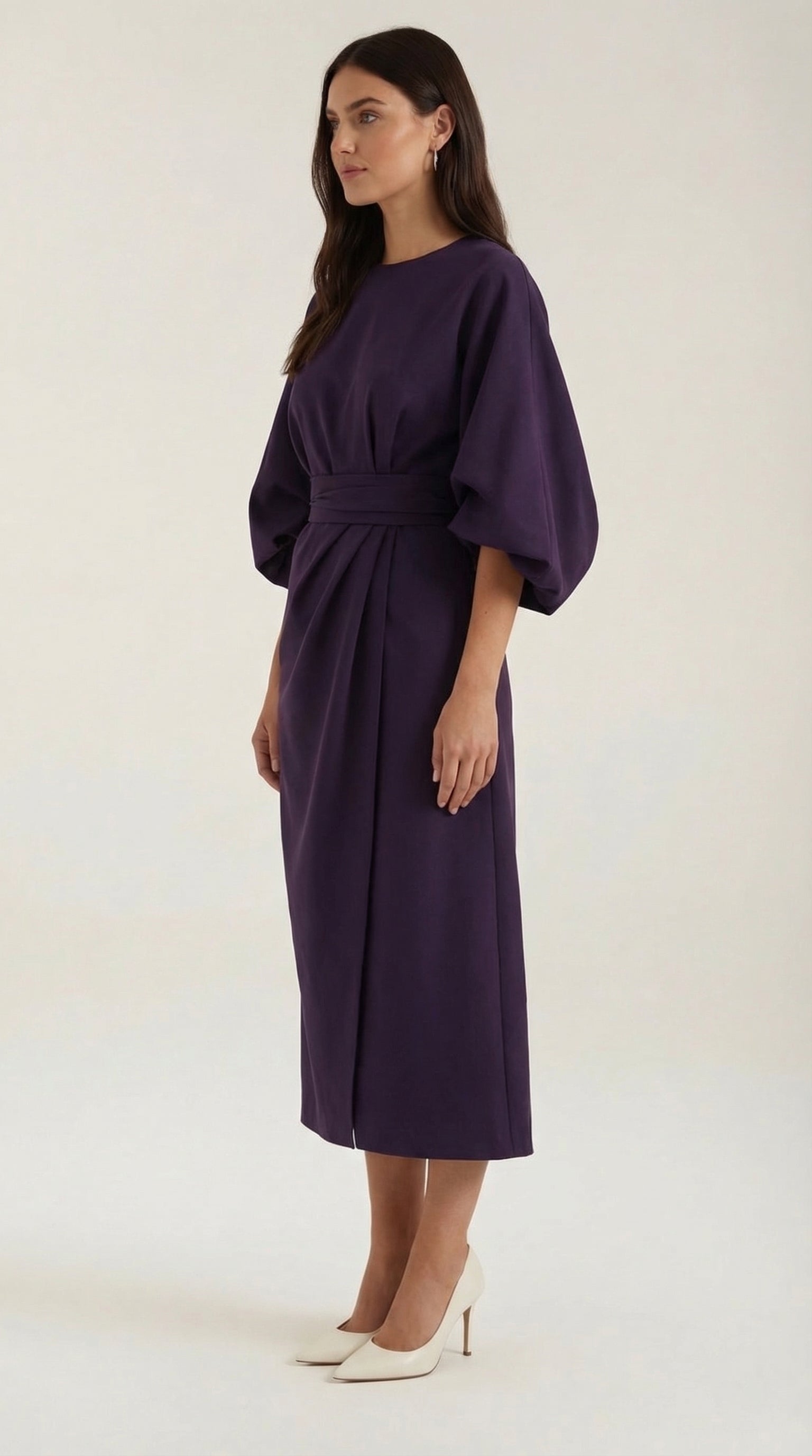 Elorian - Midišaty s balónovými rukávy