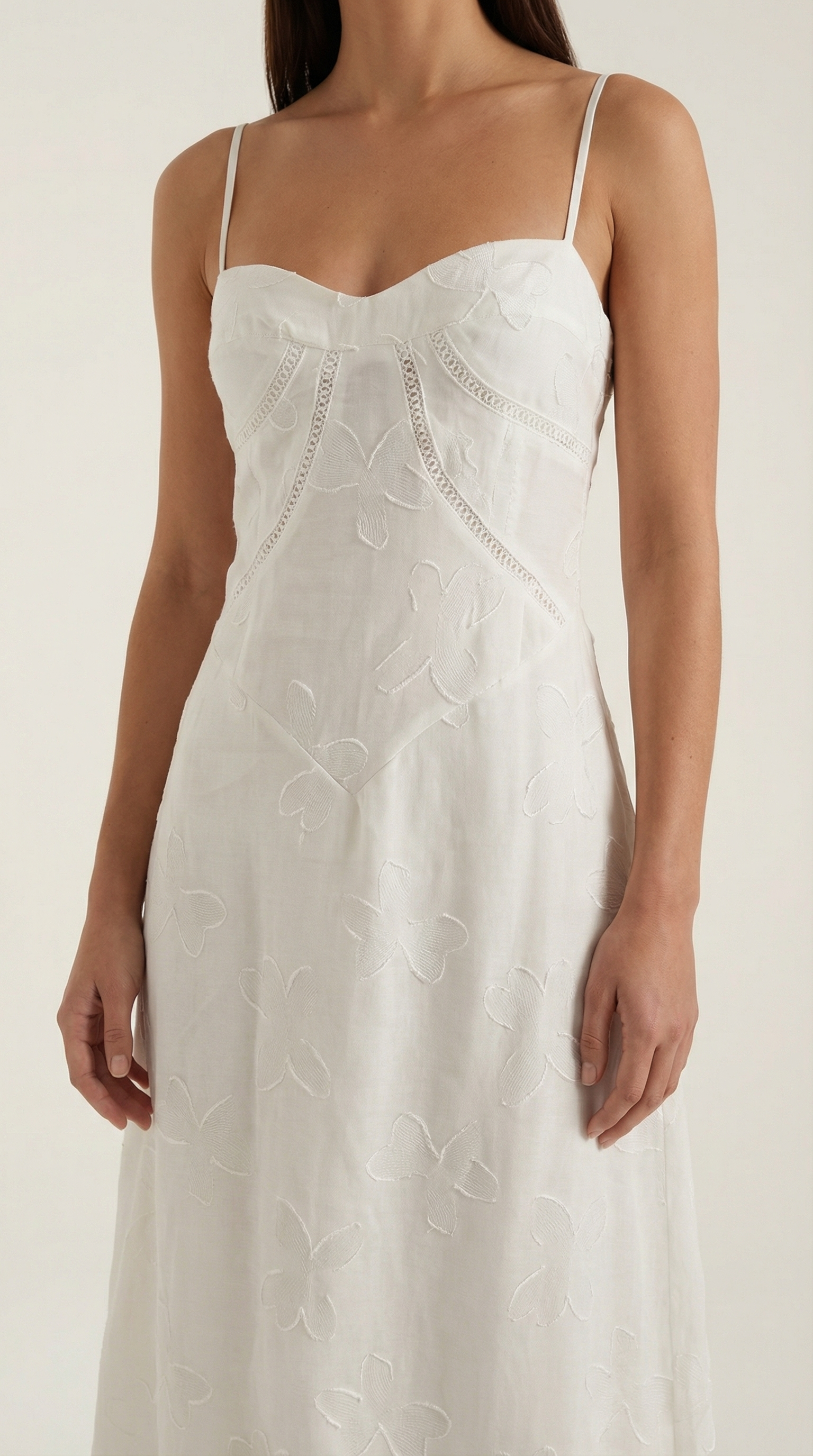 Aravelle - Vestido largo de jacquard