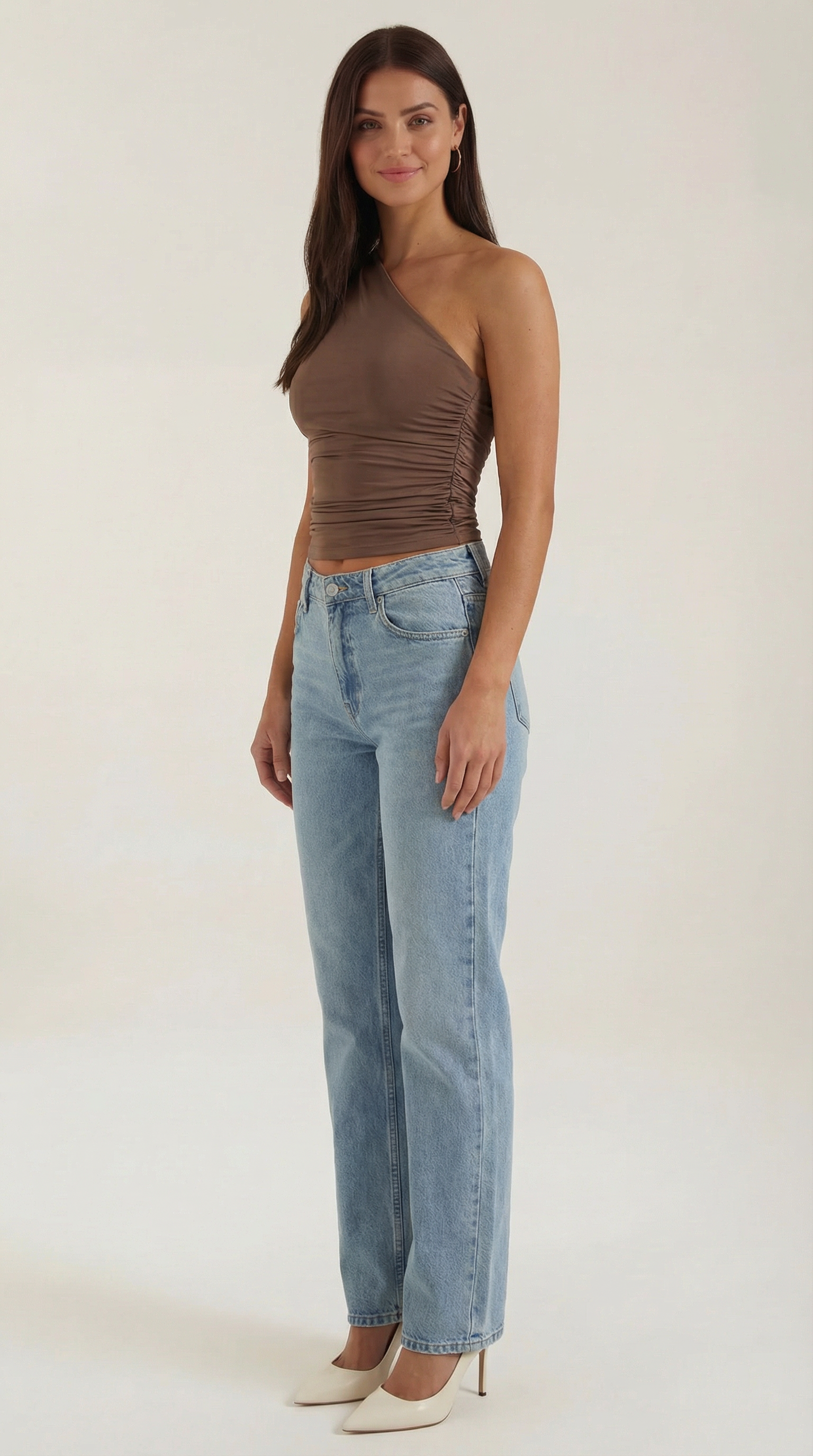 Briona - Top de un hombro sin mangas