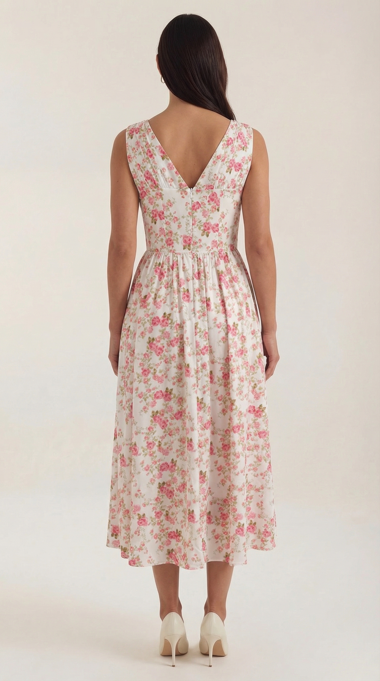 Cassiora - Luftiges Midi Sommerkleid