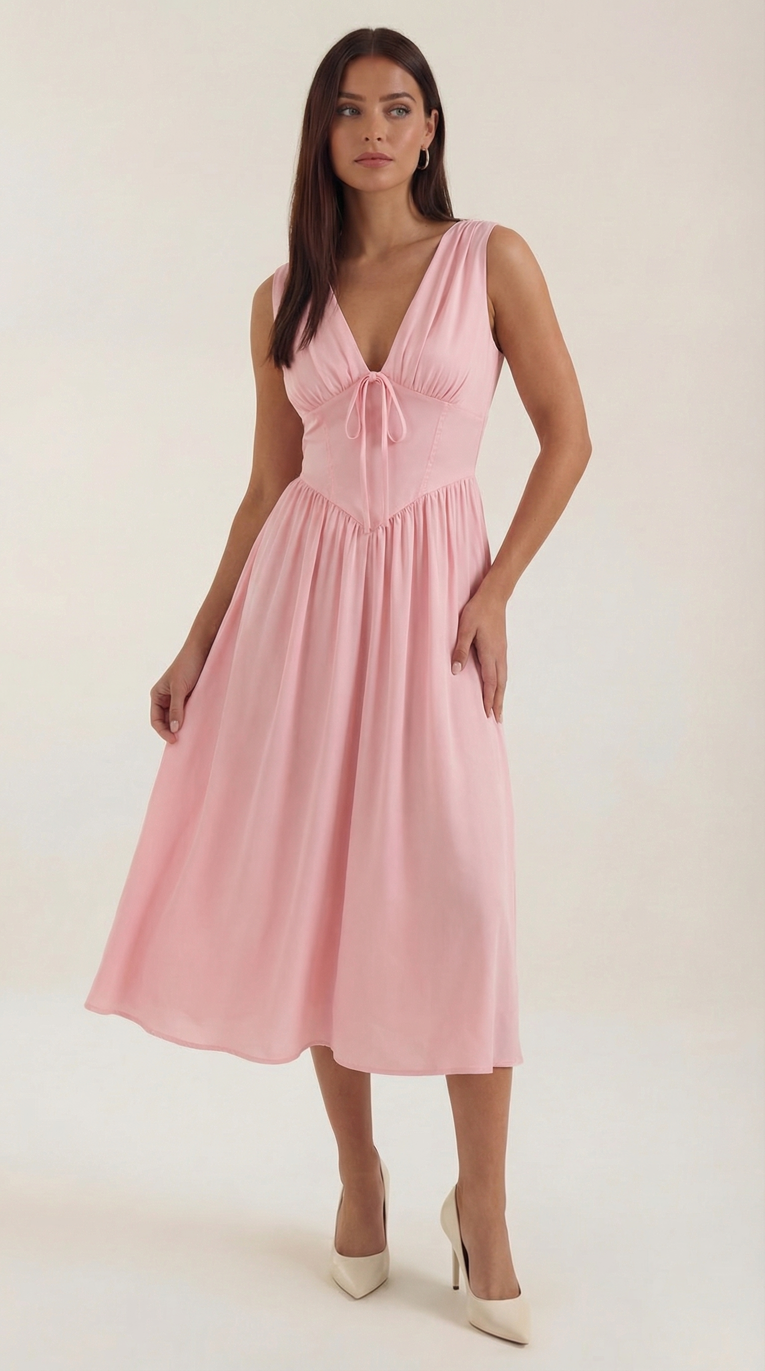 Cassiora - Luftiges Midi Sommerkleid