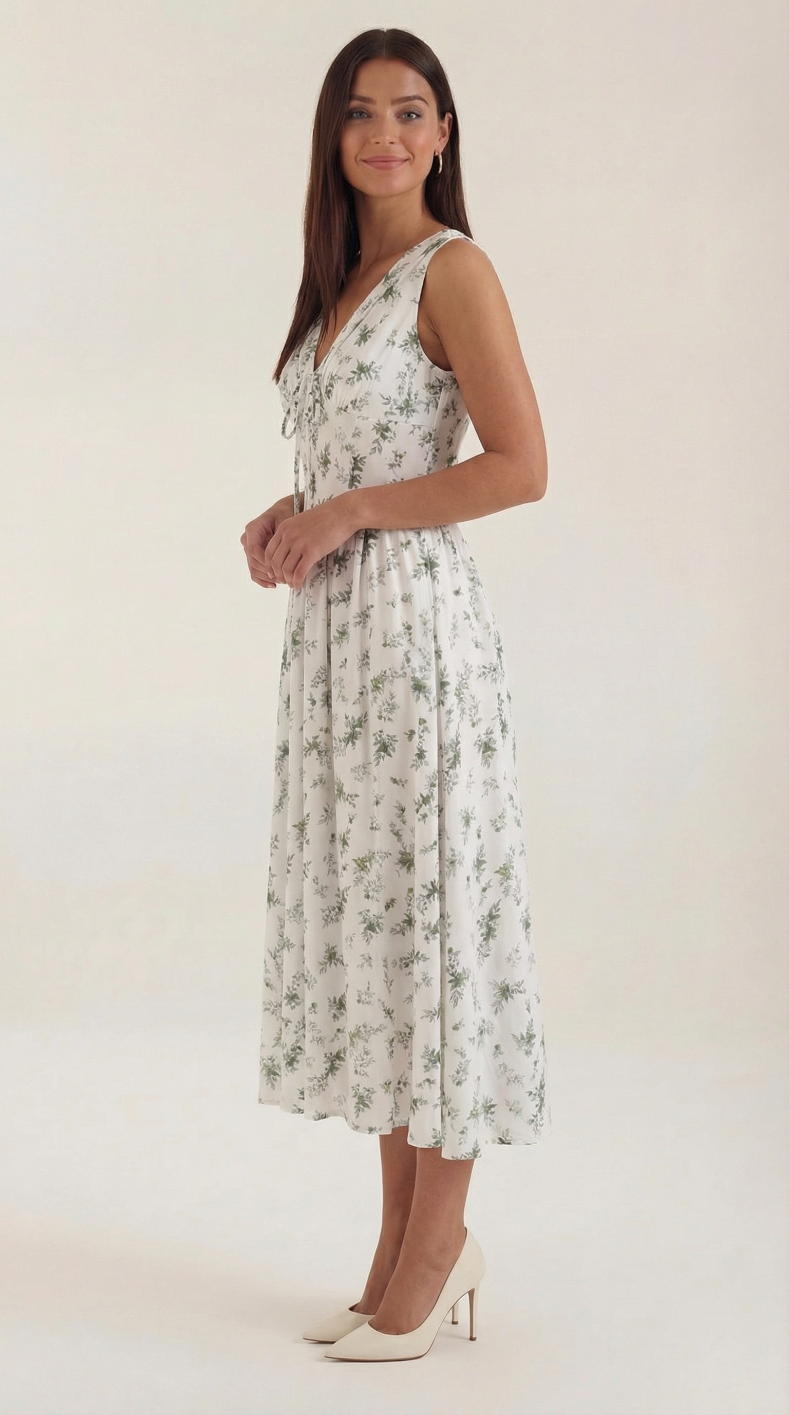 Cassiora - Luftiges Midi Sommerkleid