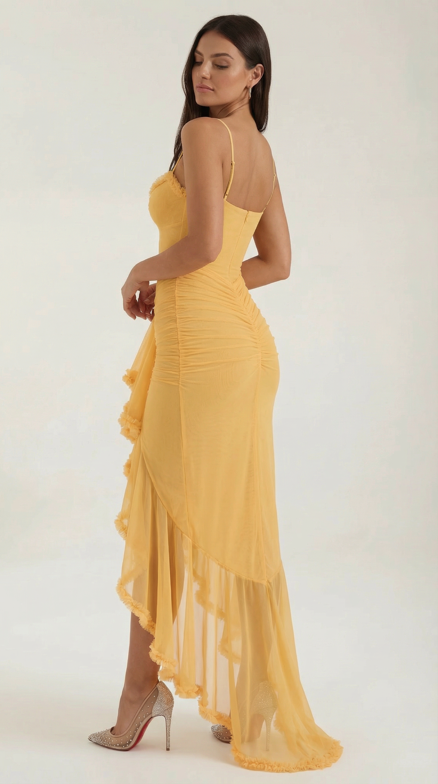 Elarisse - Plynulé maxi večerní šaty elegantní
