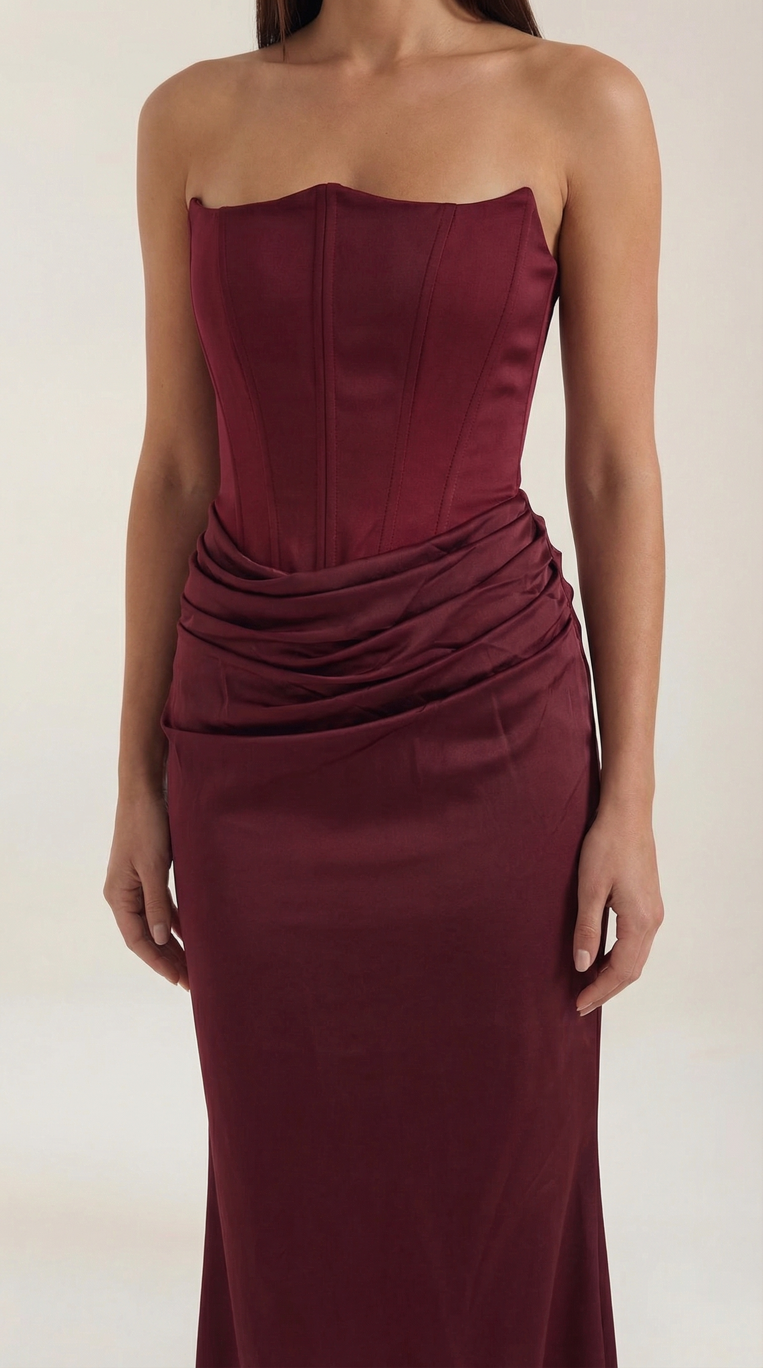 Fiorella - Vestido largo con corsé