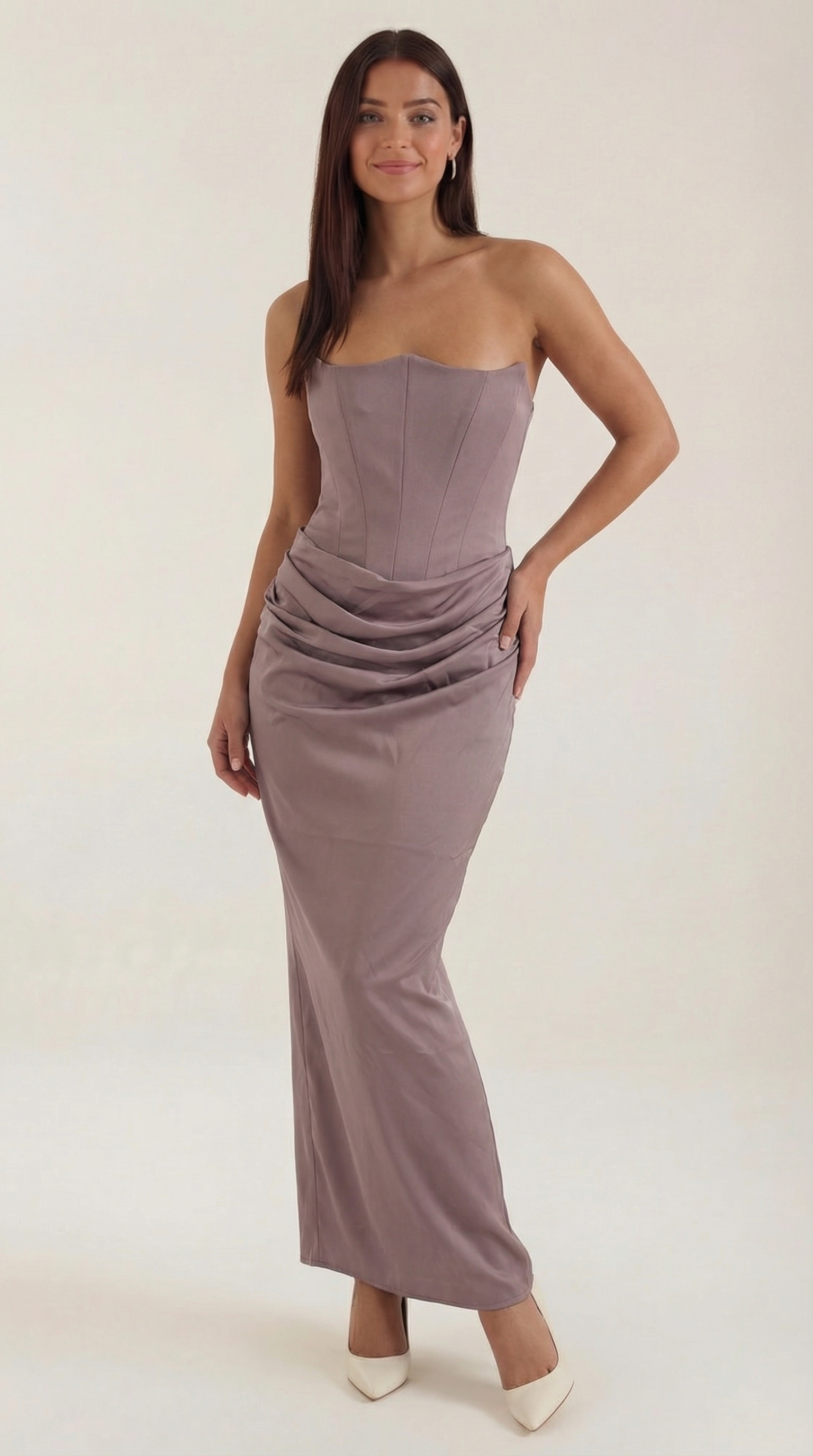 Fiorella - Vestido largo con corsé