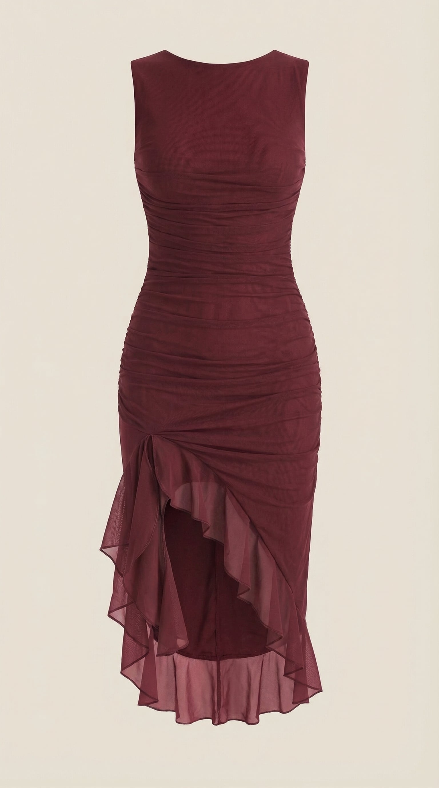 Ramora - Midi Dress with Ruffles