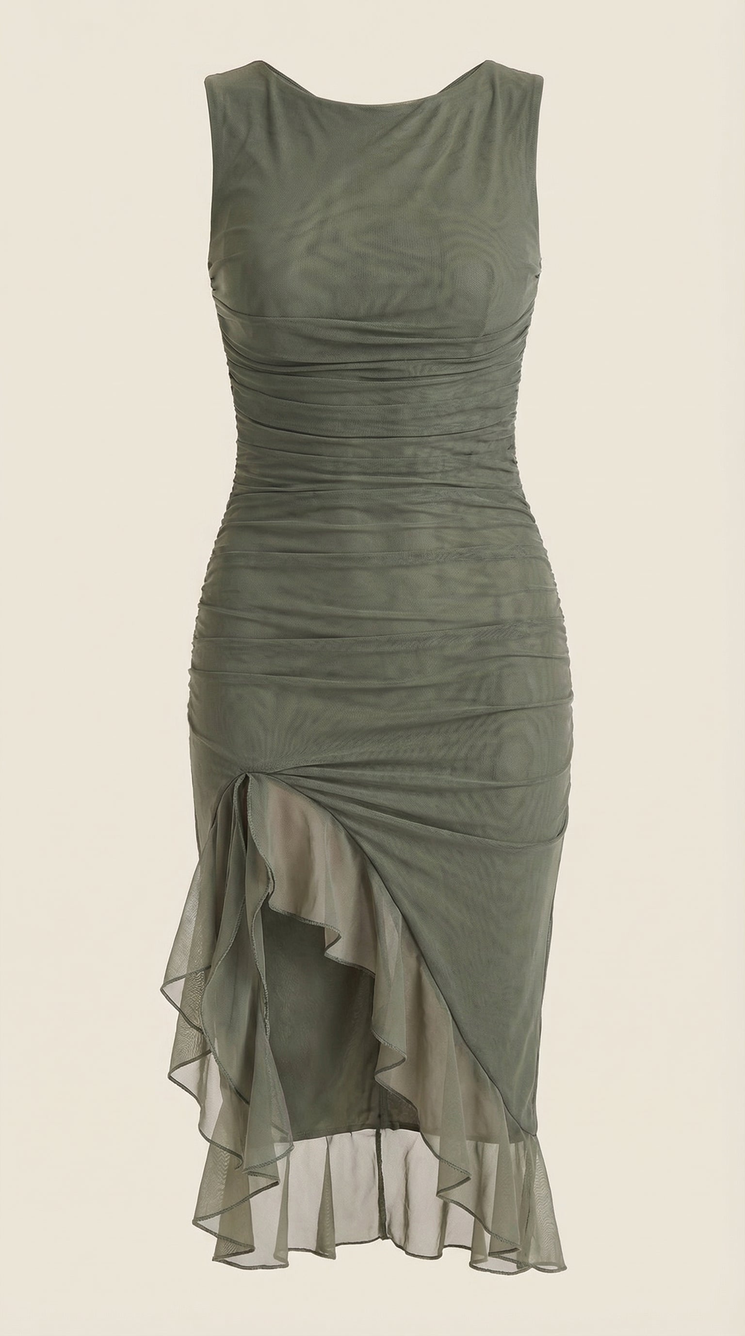 Ramora - Midi Dress with Ruffles