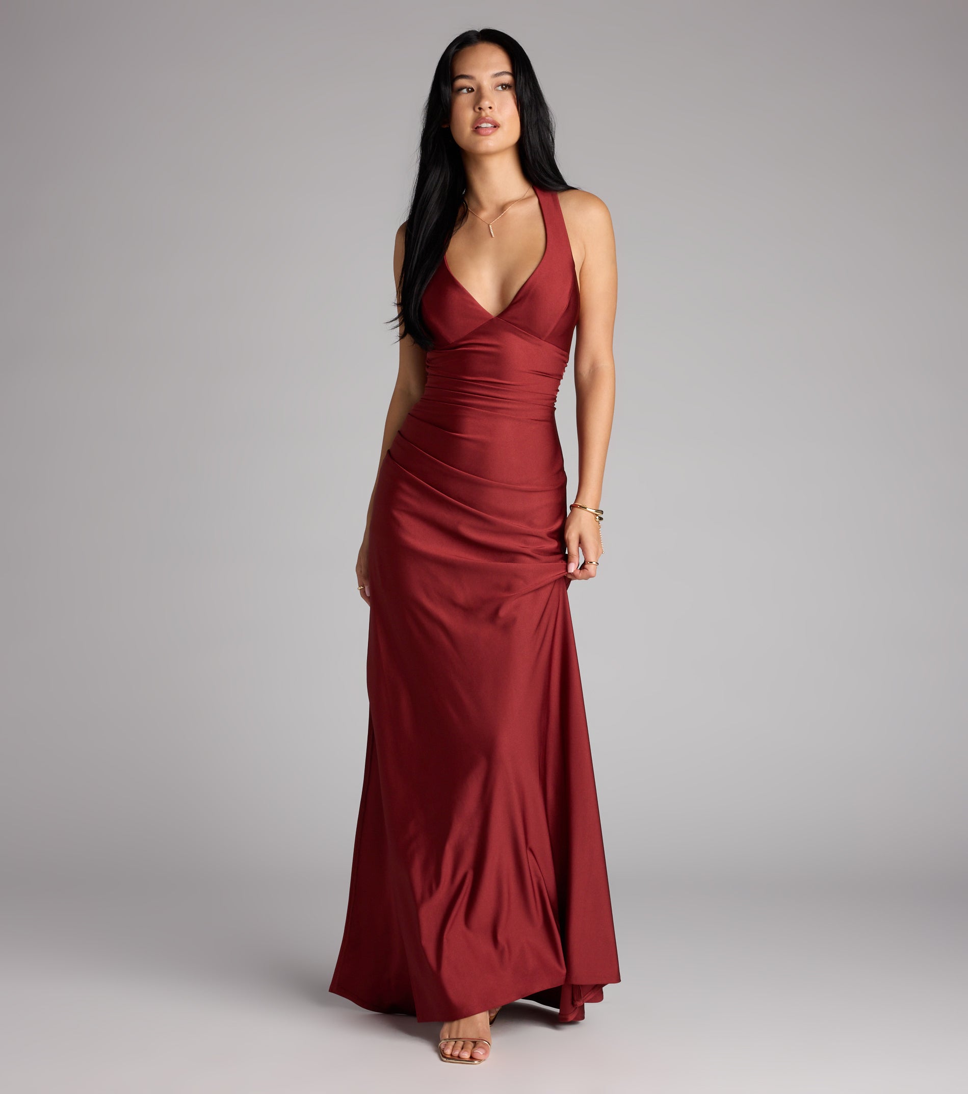 Zena - Elegantní mořská panna maxi šaty