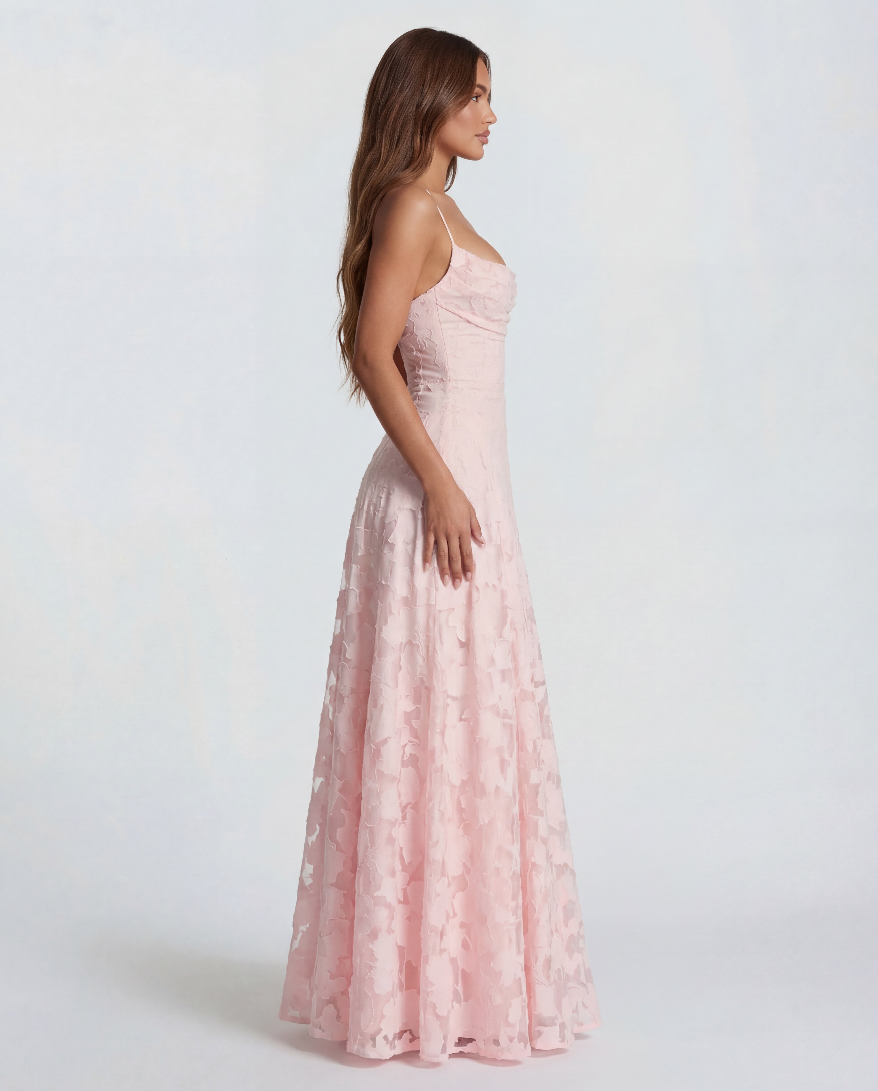 Natalie - sukienka maxi z fakturą dla kobiet
