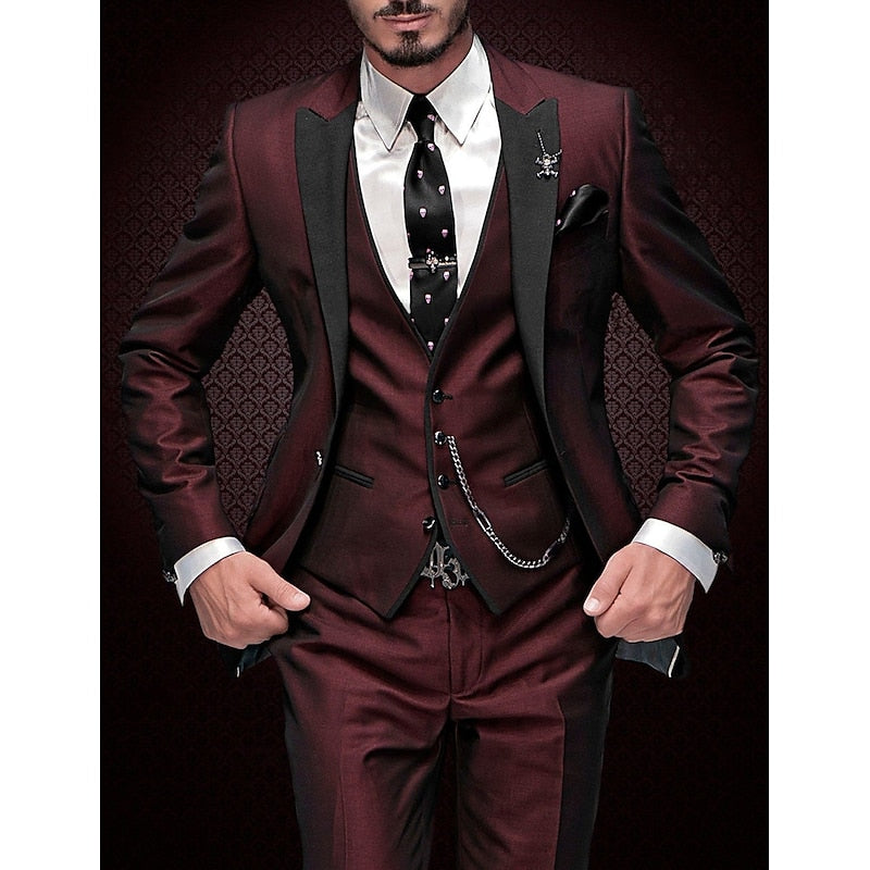 Declavio - Men's Three-Piece Suit Set