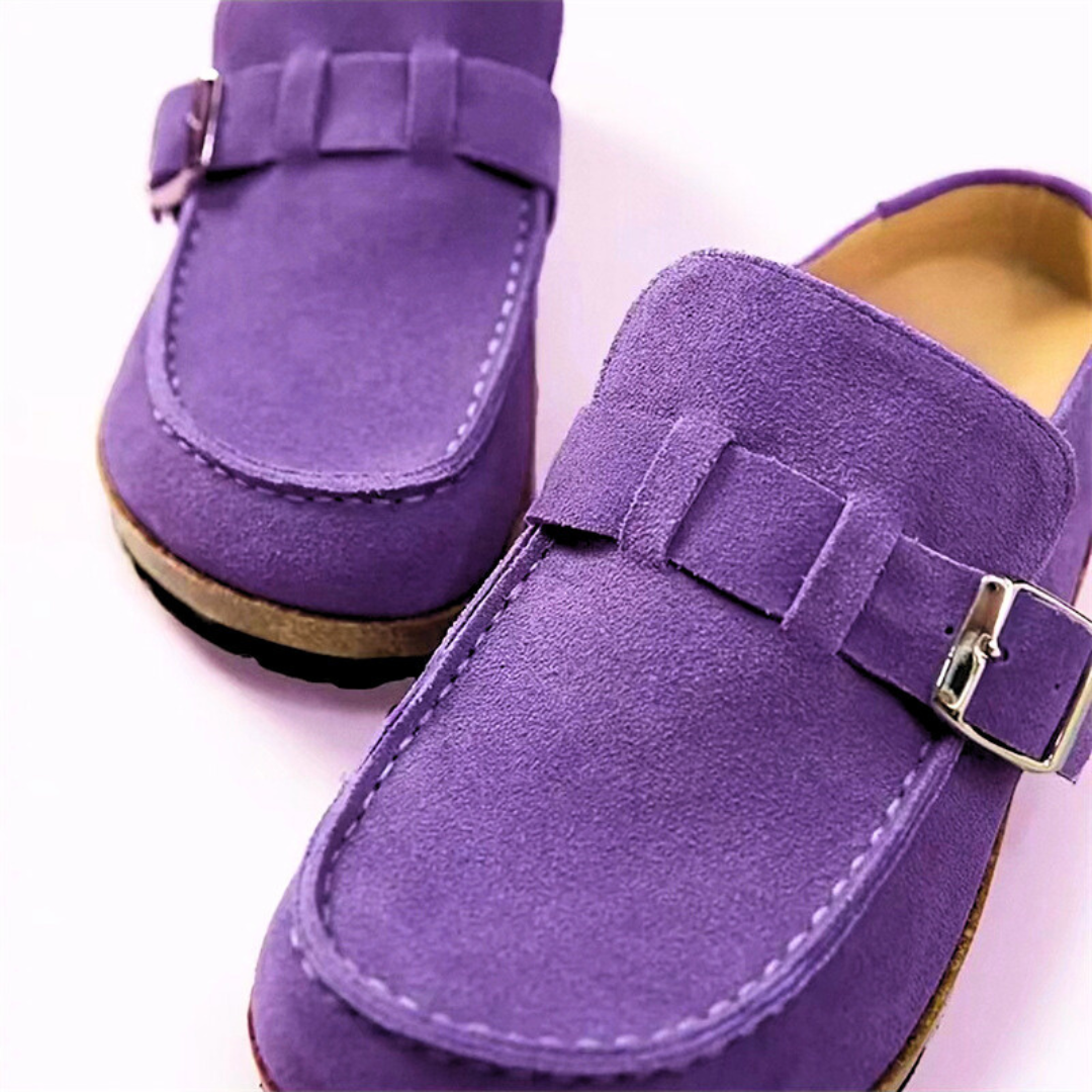 Marley - Scarpe in pelle scamosciata retrò