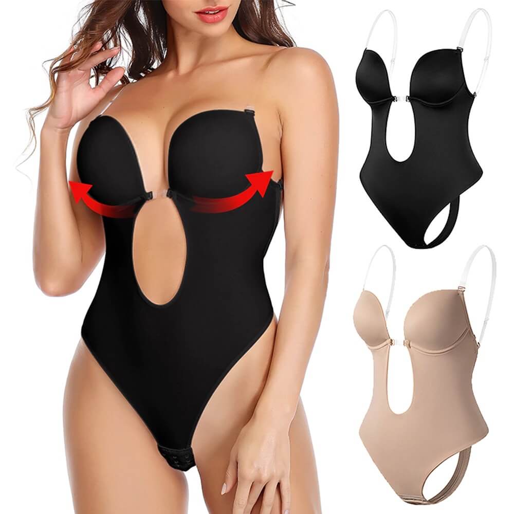 Lyzara - Hluboký výstřih na zádech Body Shaper bez švů