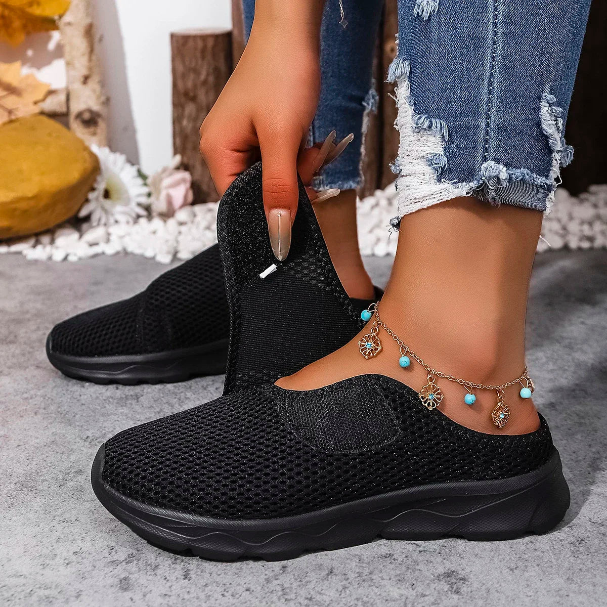 Comforta - Zapatillas de casa anchas y cómodas para mujer