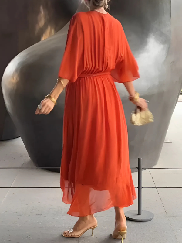Karina - Abito midi avvolgente senza tempo