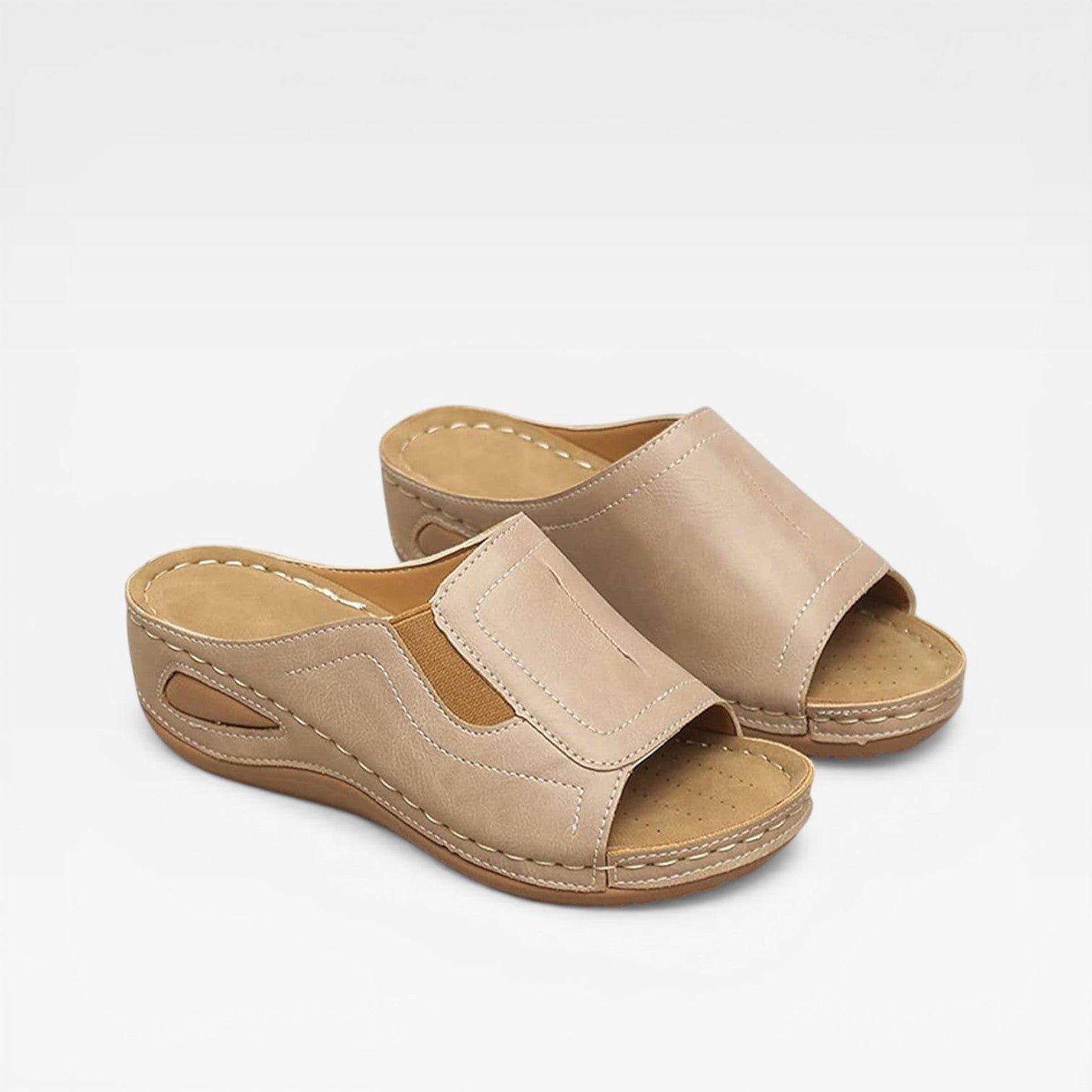Loravia - Damen Sommer Sandalen Slip On Komfort