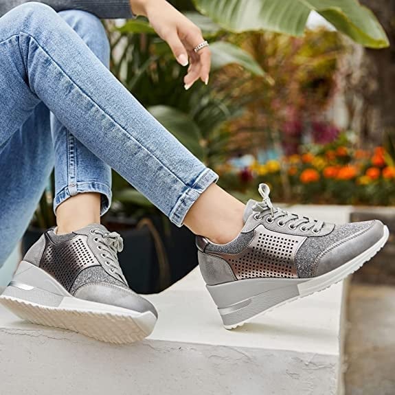 Alessia | Damen Sneaker Mit Plateau | Bequem
