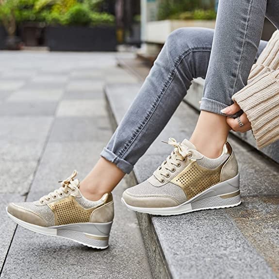 Alessia | Damen Sneaker Mit Plateau | Bequem