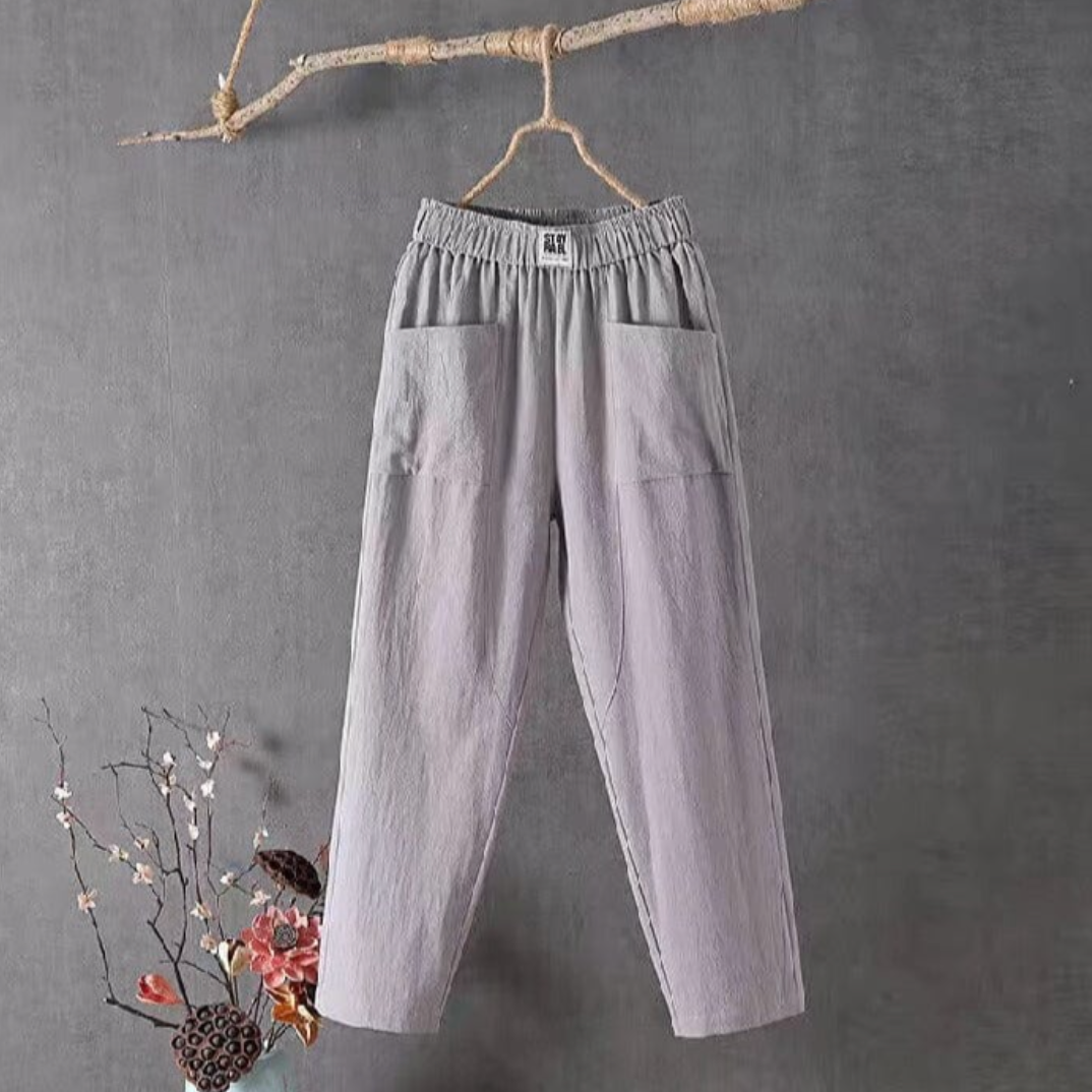 Avarelle - Pantalones de verano ligeros para mujer