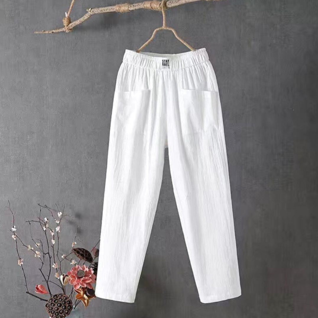 Avarelle - Pantalones de verano ligeros para mujer