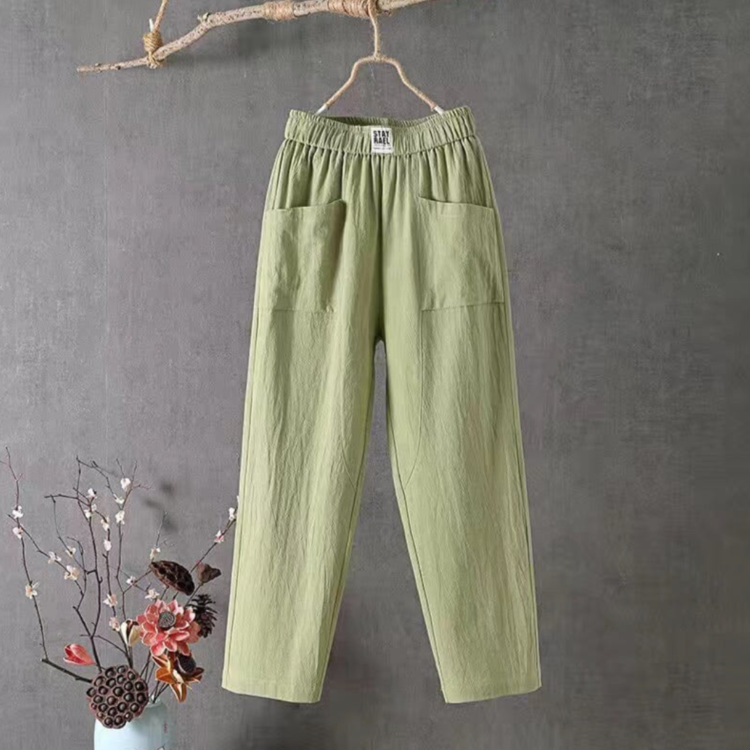 Avarelle - Pantalones de verano ligeros para mujer