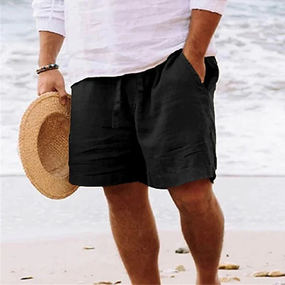 Jeff - Luftige Leinen Shorts Herren