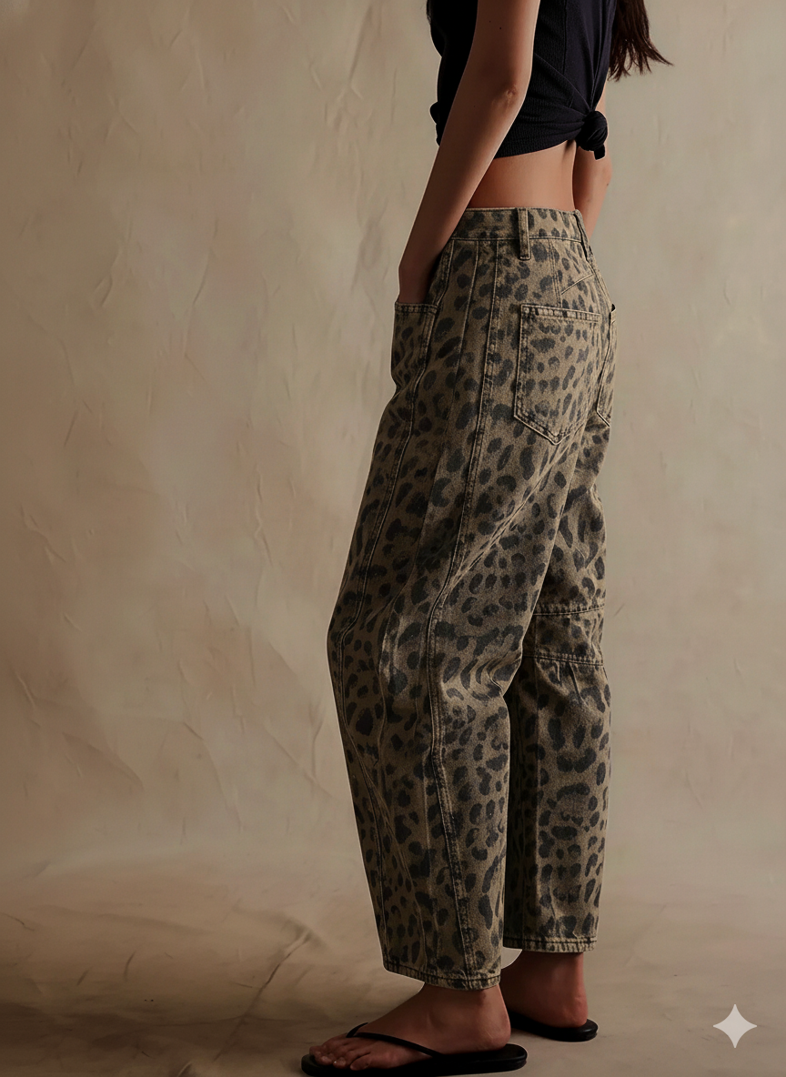 Damen Barrel Jeans Locker Geschnitten | Baggy