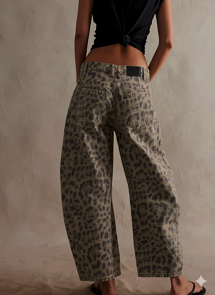 Damen Barrel Jeans Locker Geschnitten | Baggy