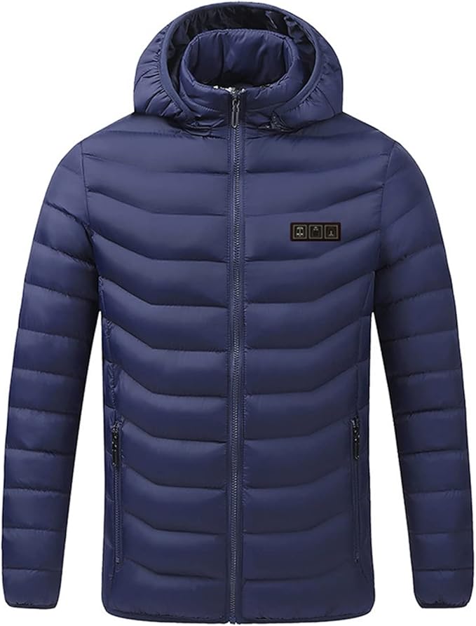 Damen Beheizbare Jacke Stepp Mit Kapuze | Winter