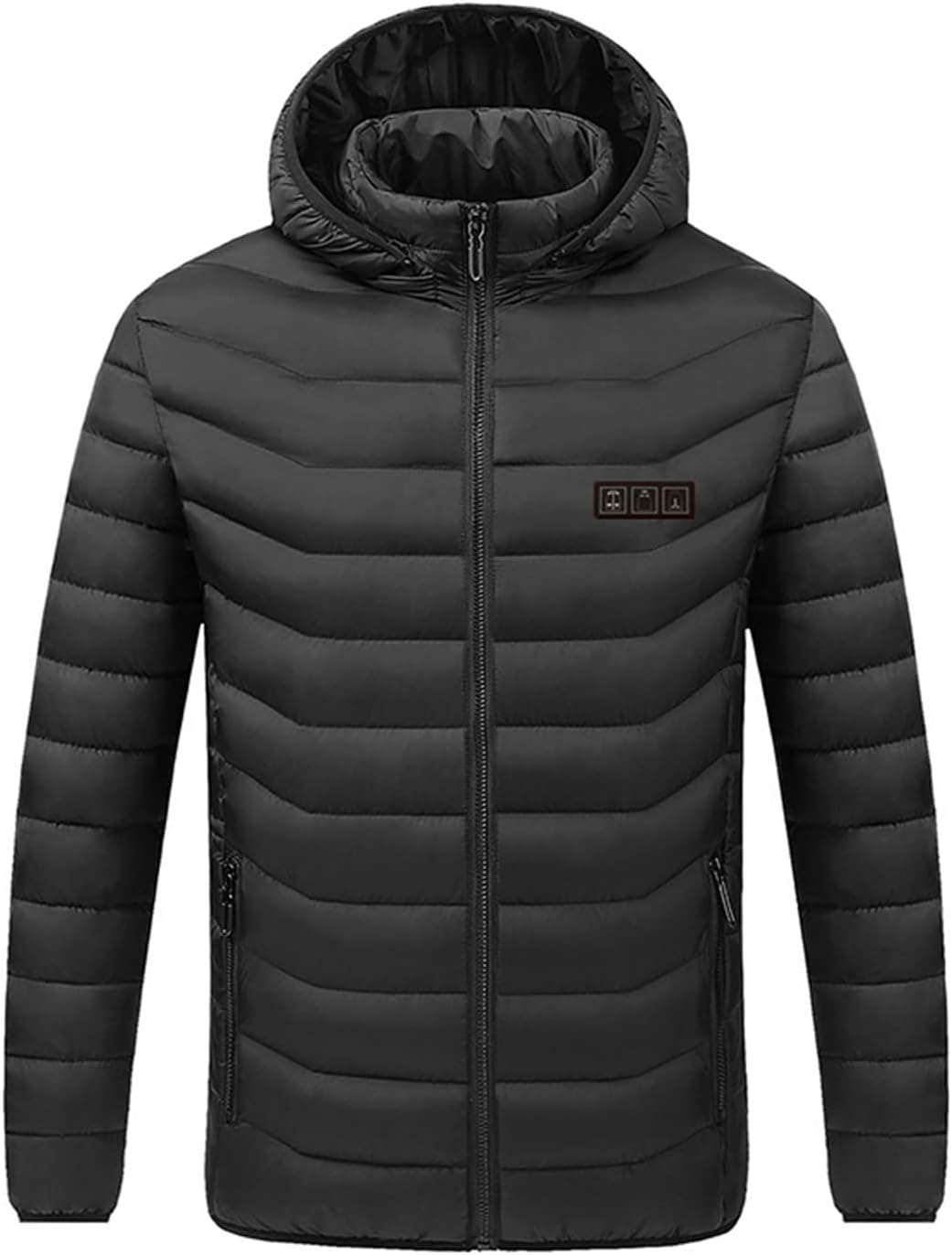 Damen Beheizbare Jacke Stepp Mit Kapuze | Winter