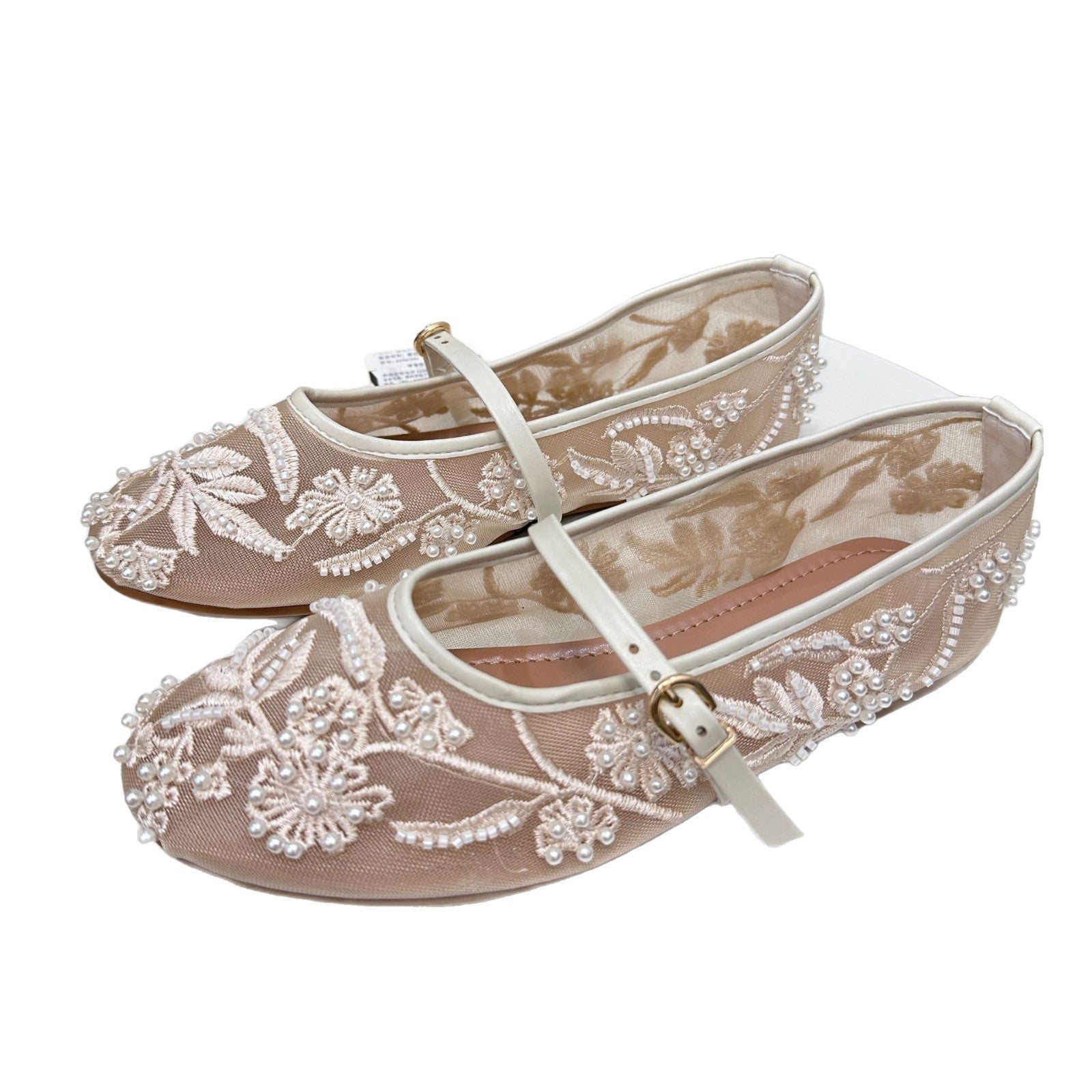 Damen Dirndl Ballerinas Mit Stickerei | Oktoberfest
