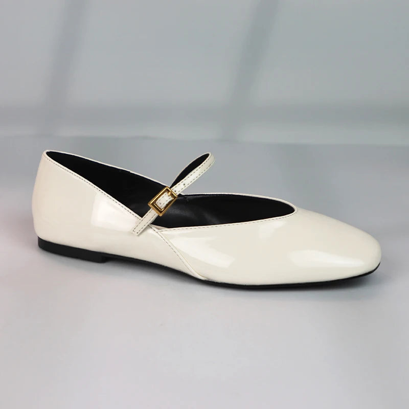 Damen Dirndl Ballerinas mit runder Spitze | Oktoberfest