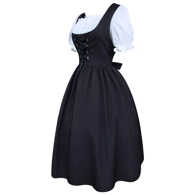 Damen Dirndl Kleid Mit Miederoptik | Oktoberfest