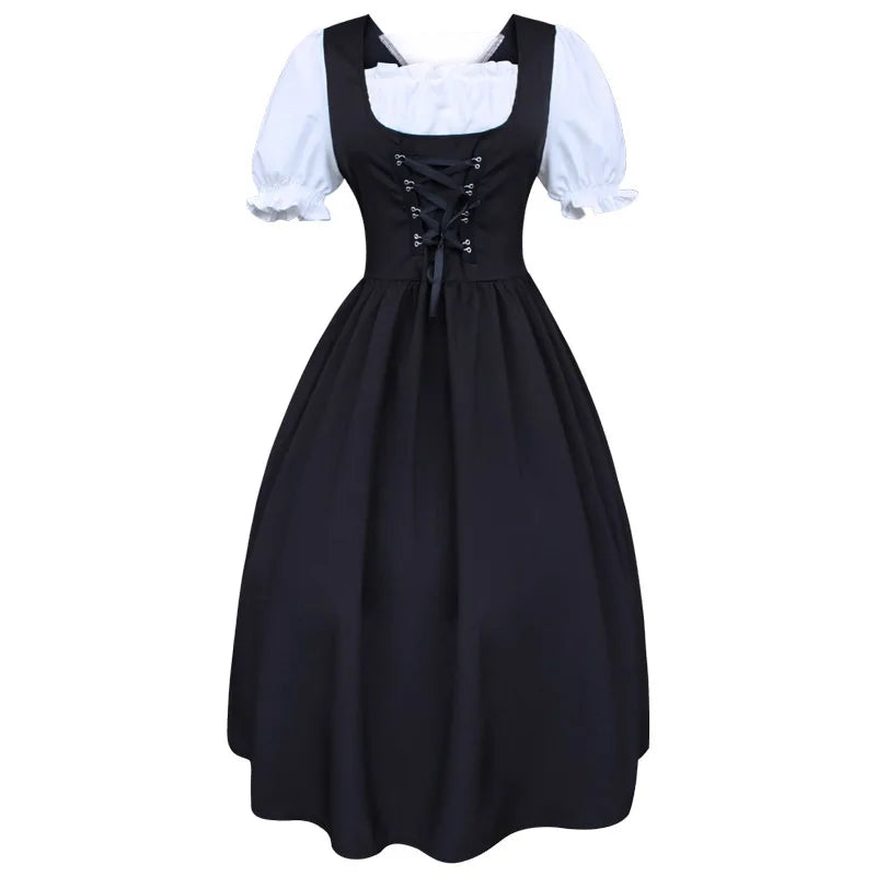 Damen Dirndl Kleid Mit Miederoptik | Oktoberfest