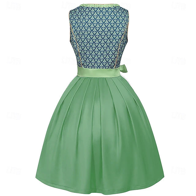 Damen Dirndl Oktoberfest Mit Spitze Schürze | Tracht