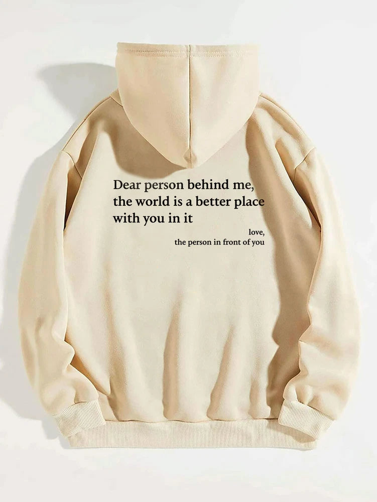 Damen Kapuzen Hoodie Mit Aufdruck | Oversize