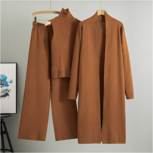 Damen Loungewear Set Mit Hosen & Cardigan | Modern