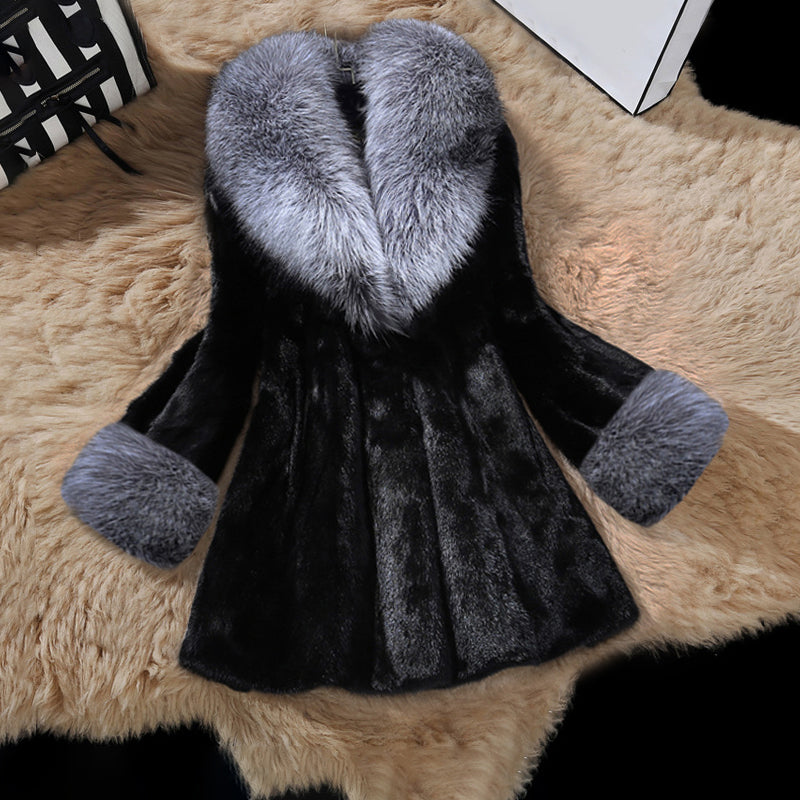 Damen Mantel Mit Breitem Kragen | Winter