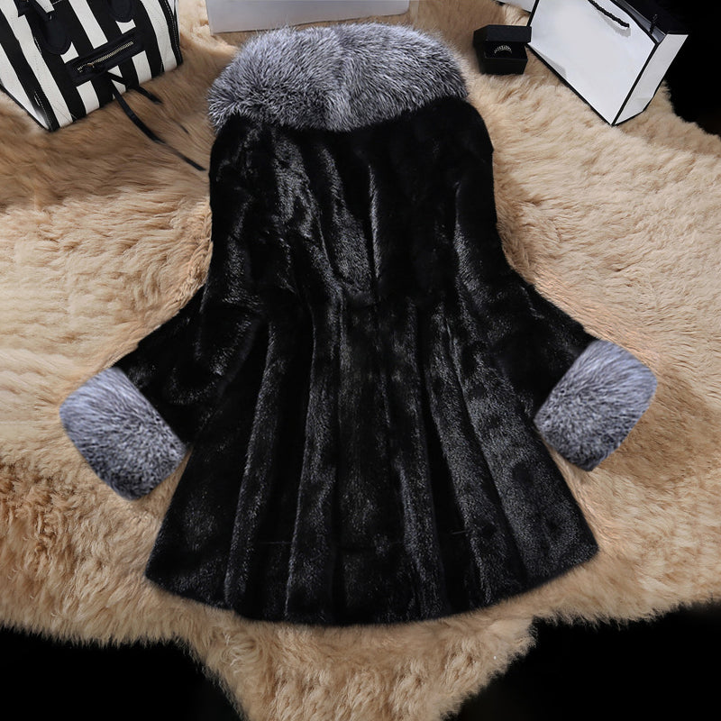 Damen Mantel Mit Breitem Kragen | Winter