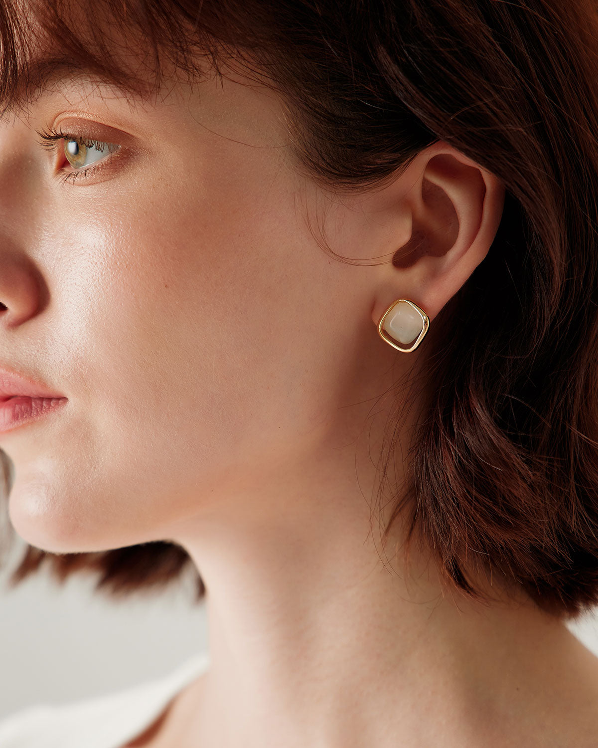Damen Ohrringe Quadrat-Design | Elegant