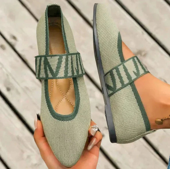 Damen Oktoberfest Dirndl Ballerinas Riemchen | Trachten