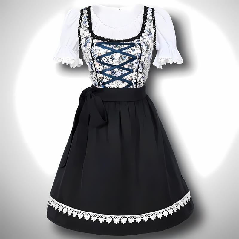 Damen Oktoberfest Kleid Mit Schürze | Dirndl
