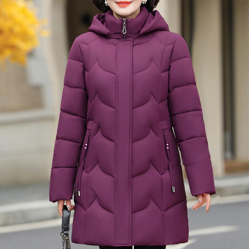 Damen Parka Mit Kapuze Und Steppdesign | Winter