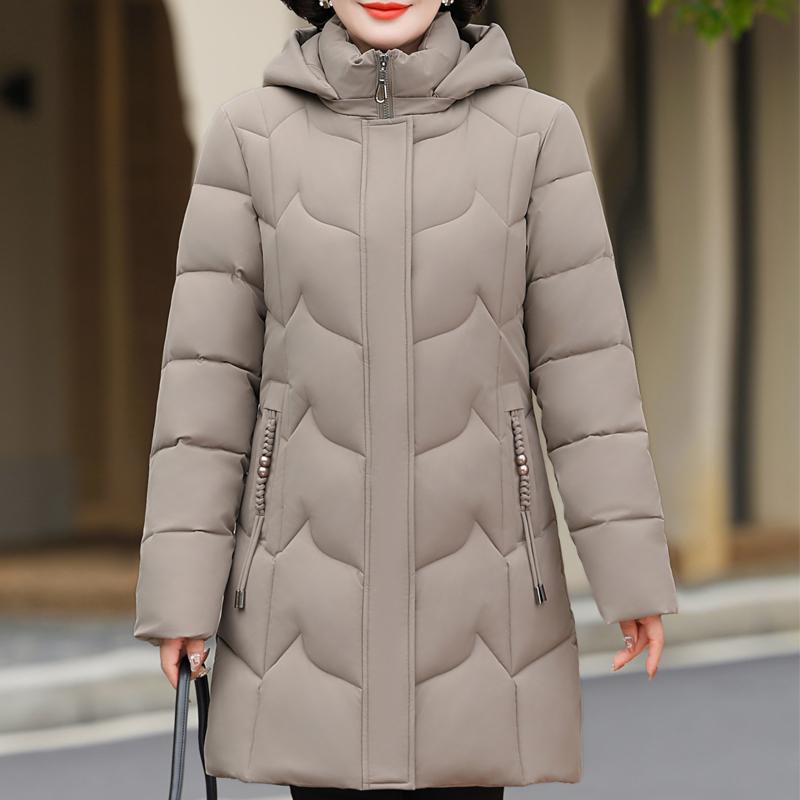 Damen Parka Mit Kapuze Und Steppdesign | Winter