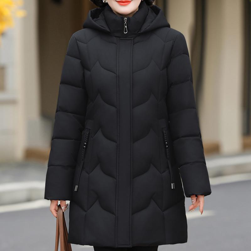 Damen Parka Mit Kapuze Und Steppdesign | Winter