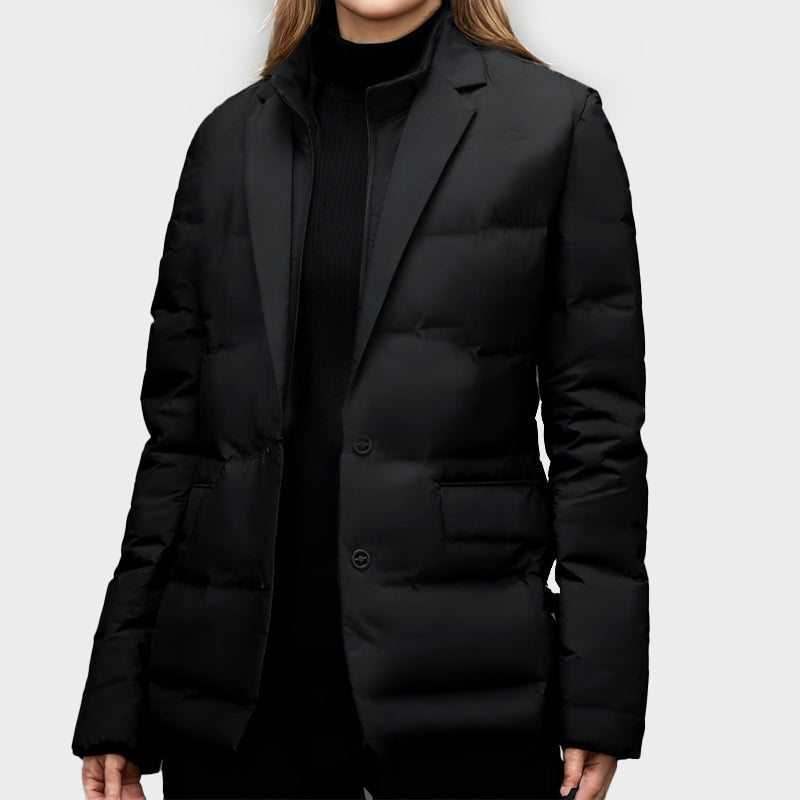 Damen Pufferjacke Mit Reverskragen | Stepp