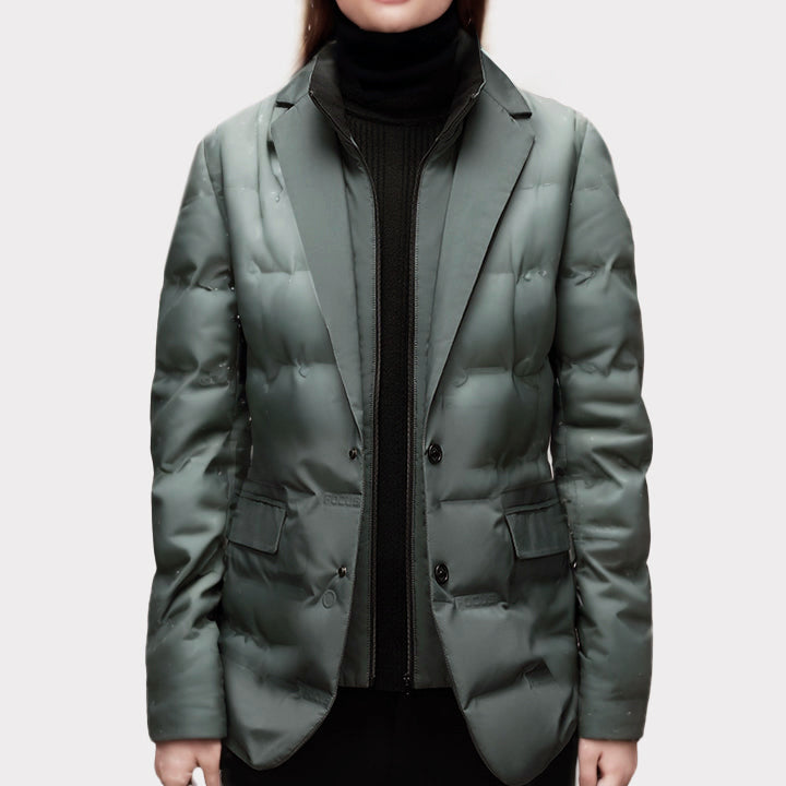 Damen Pufferjacke Mit Reverskragen | Stepp