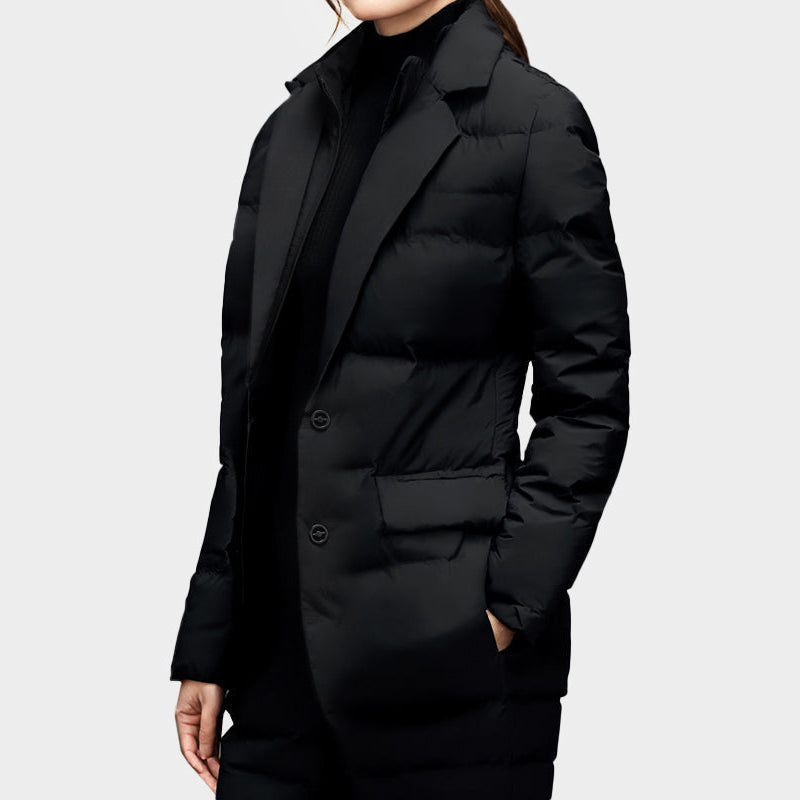 Damen Pufferjacke Mit Reverskragen | Stepp