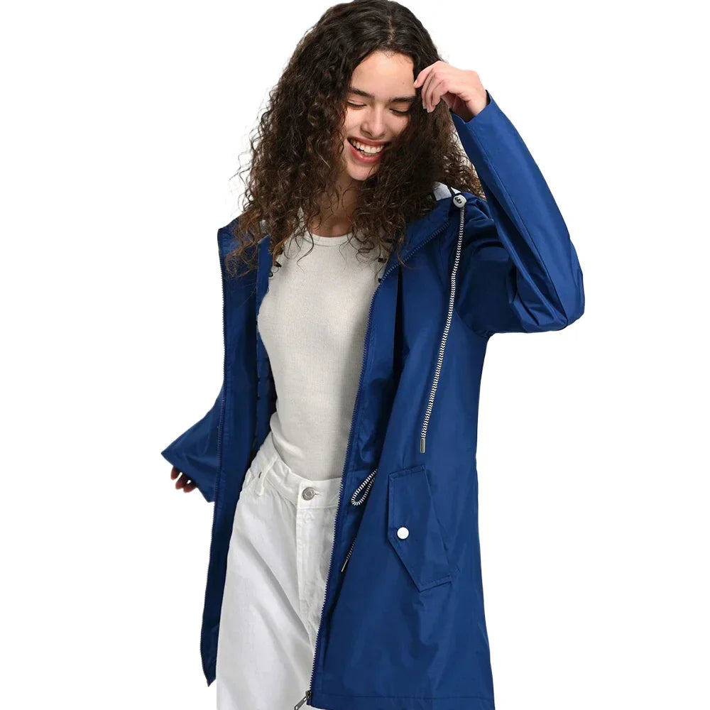 Damen Regenjacke Kapuze | Übergangs